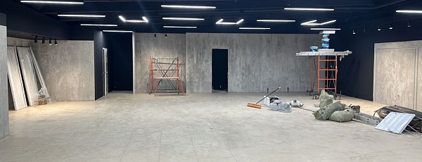 Комплексная установка промышленного освещения на производственной площадке